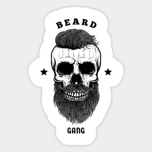 EPIC Beard Gang Design Sticker